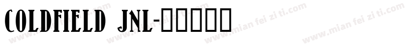 Coldfield JNL字体转换